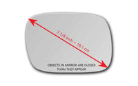 Replacement Mirror Glass for Jeep Cherokee 1997 - 2001