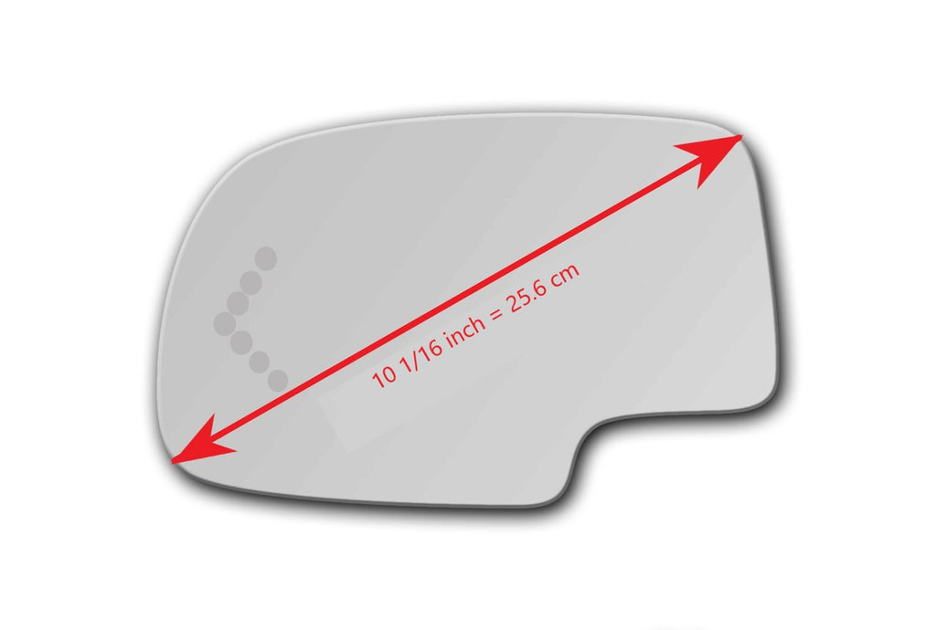 Turn Signal Fit Over Auto-dimming Mirror Glass for Chevrolet Tahoe 2000 - 2006
